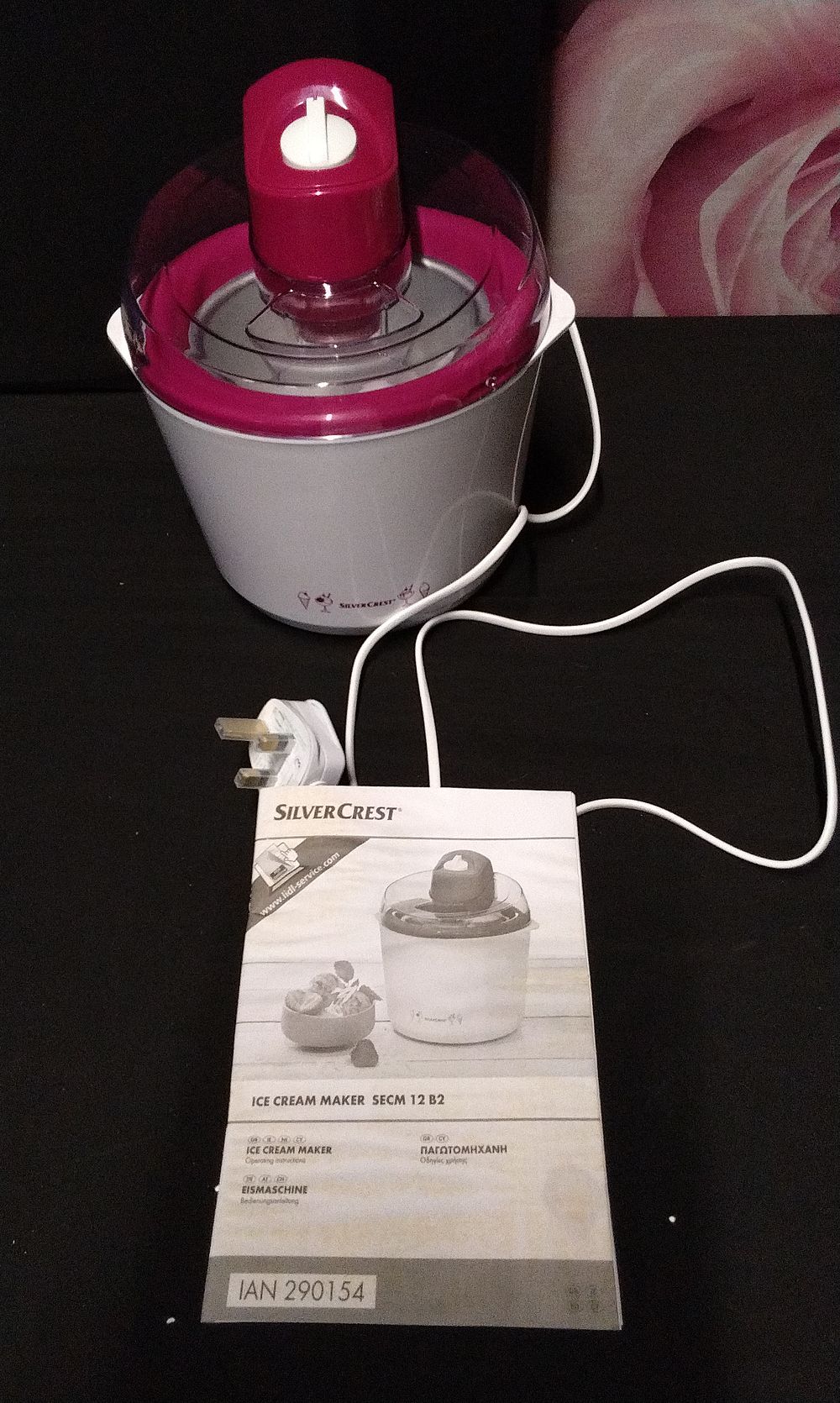 Lot 184: Brand New Silver Crest Ice Cream Maker