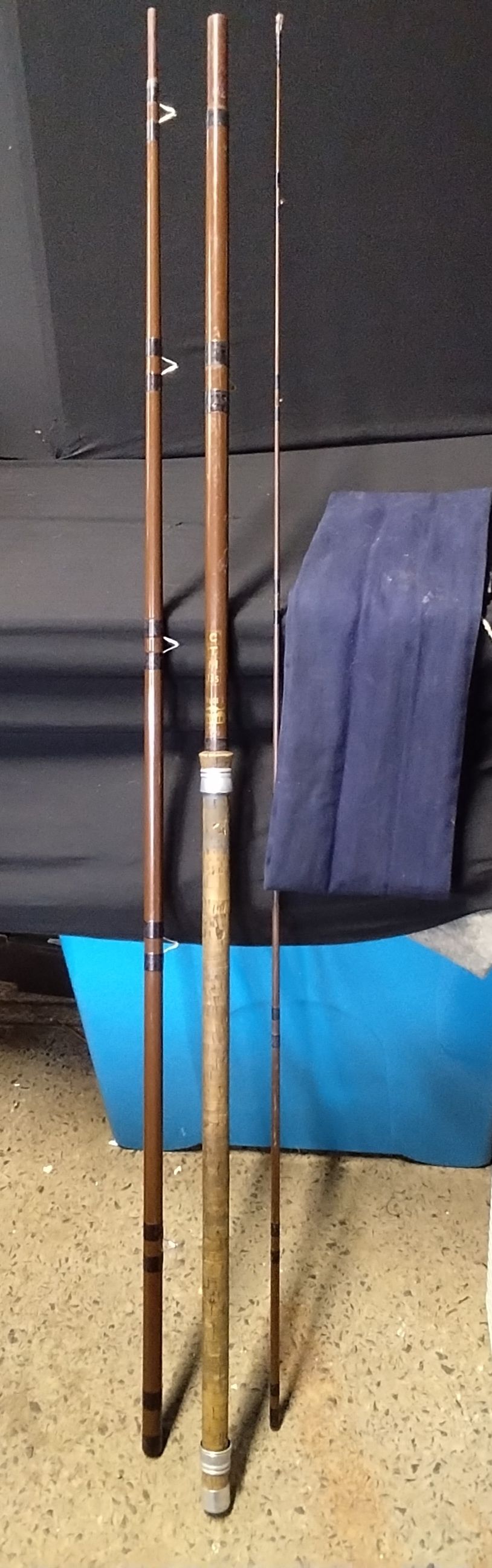 Lot 163: Bruce and Walker Three Piece Fishing Rod in CTM 13S