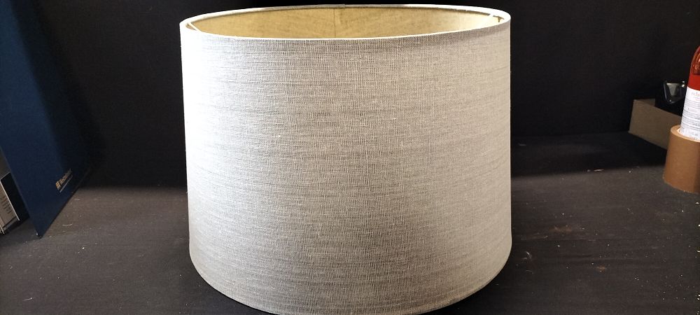 Lot 289: Large Standard Lamp Lampshade
