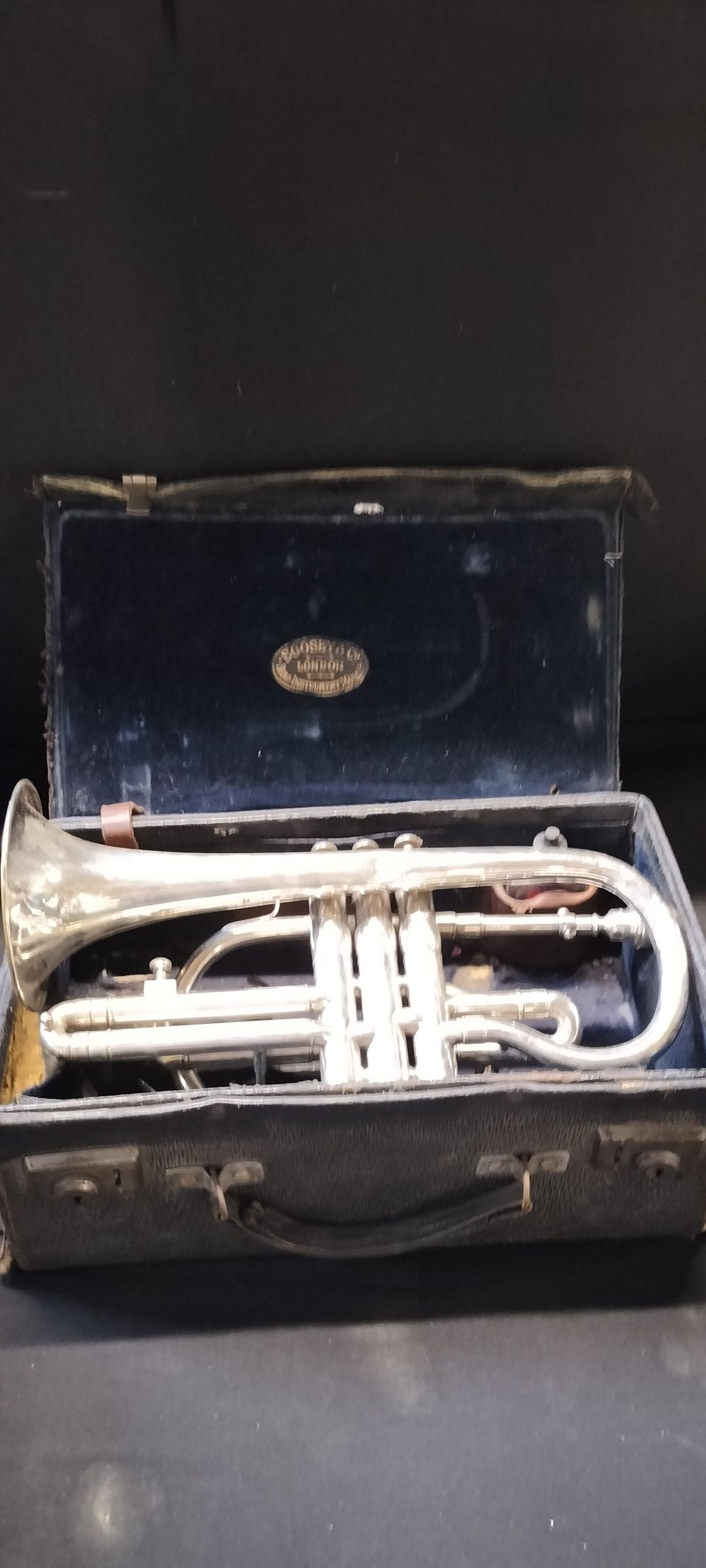 Lot 293: Vintage Boosey & Co. London Coronet a/f