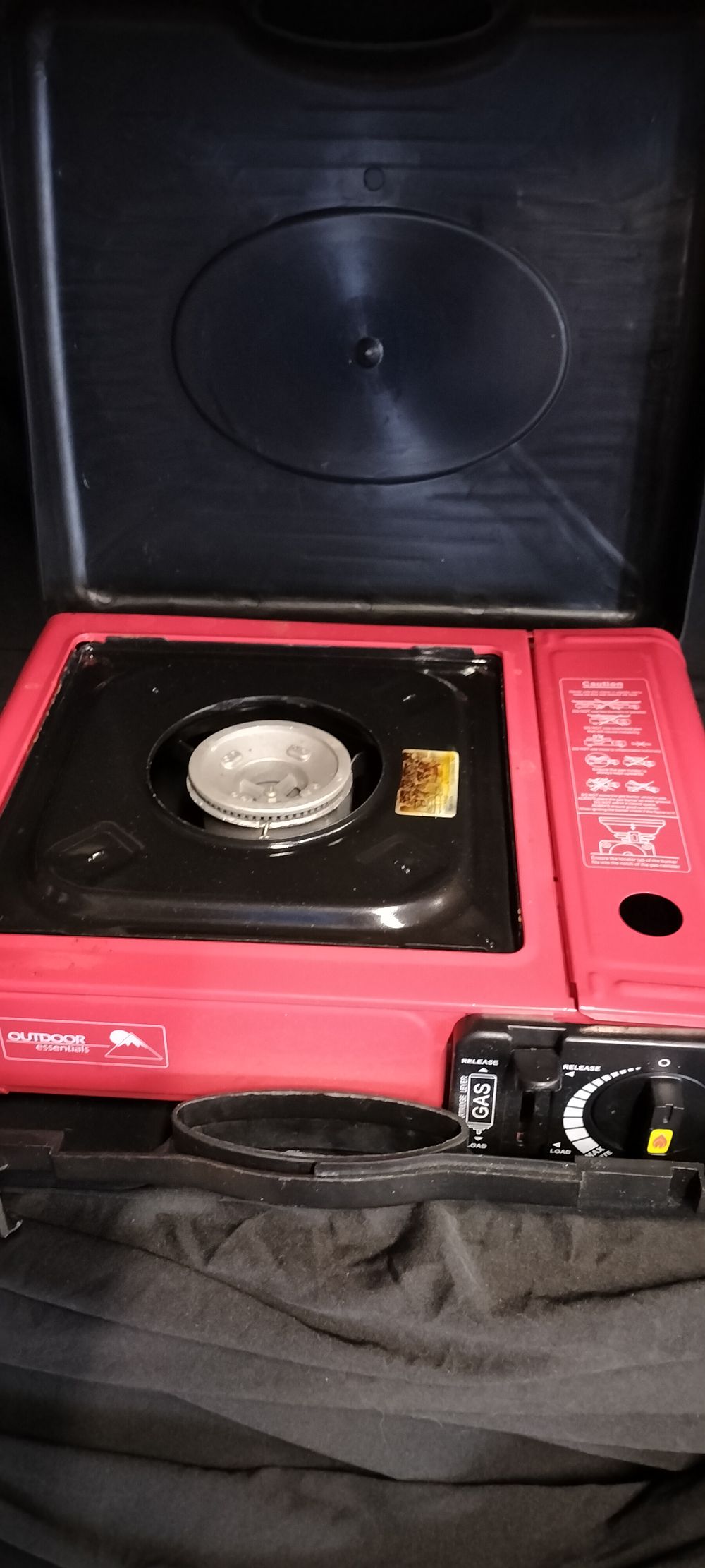 Lot 305: Outdoor Essentials Portable Single Burner Gas Stove
