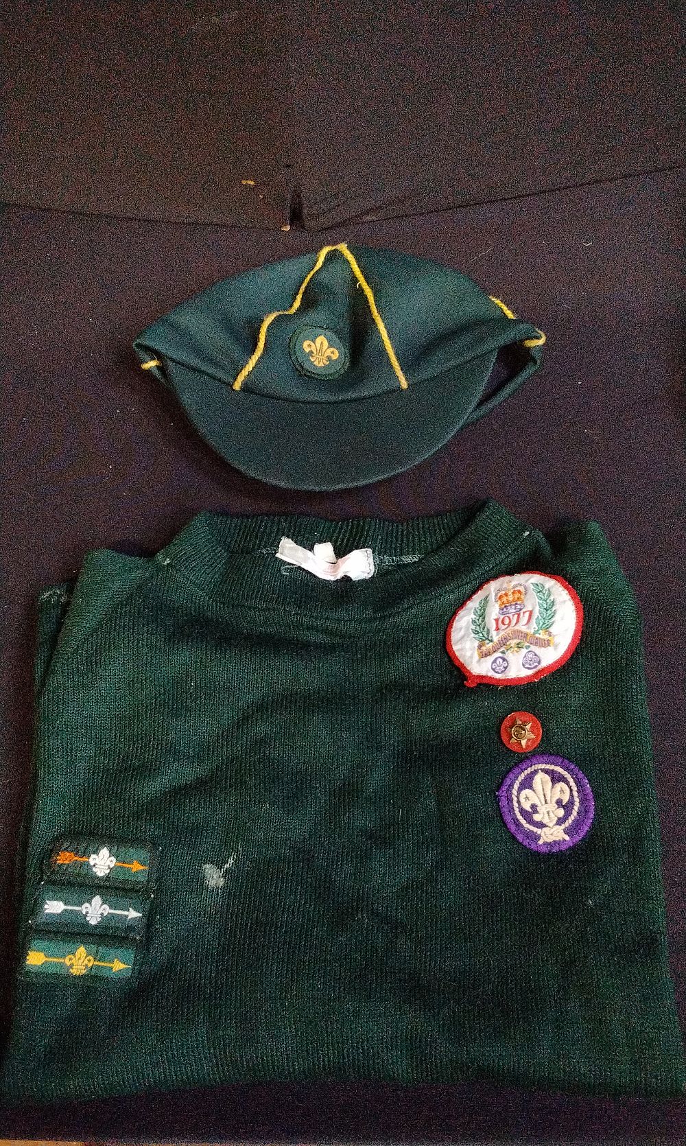 Lot 316: Cub Scouts Jumper and Cap