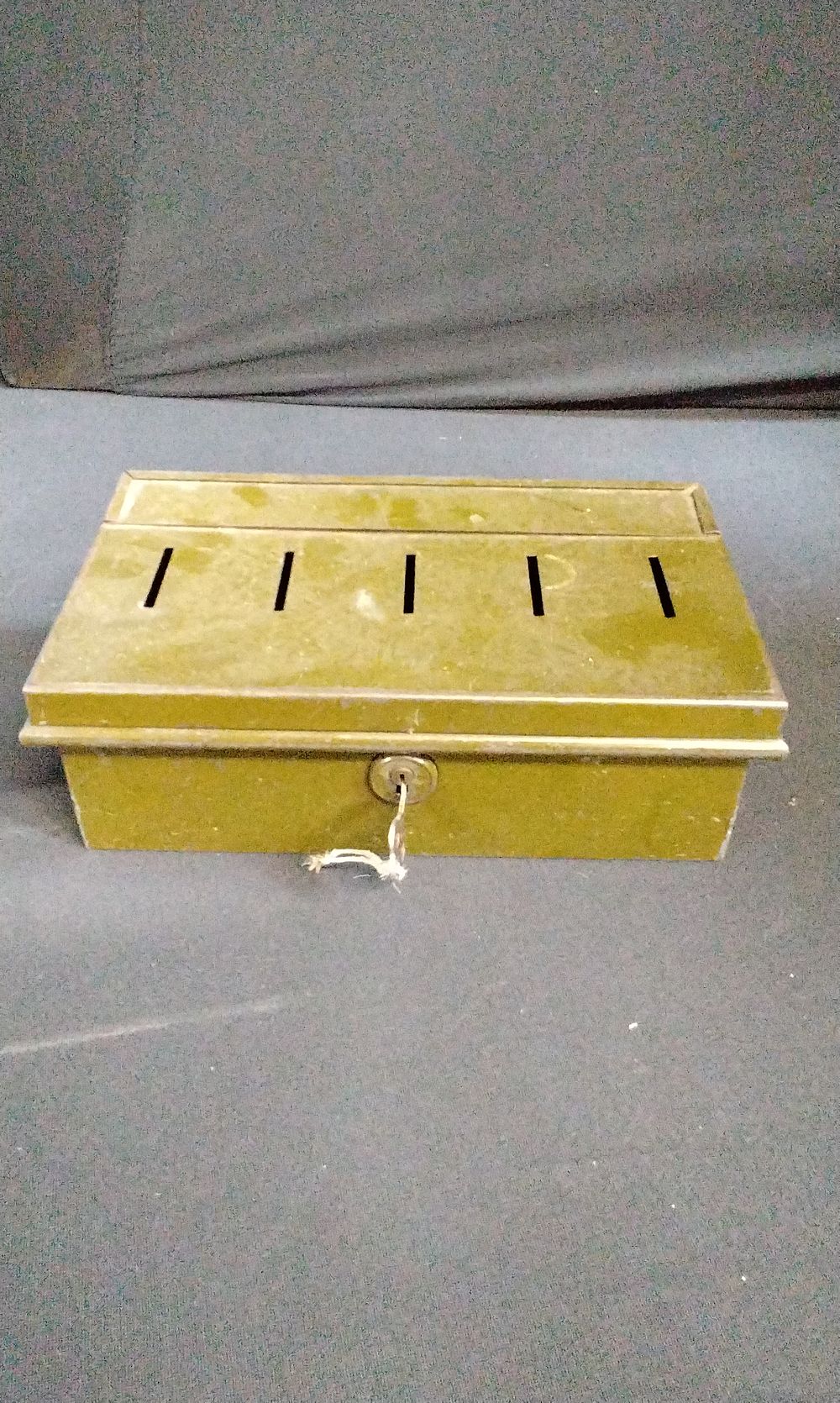 Lot 412: Vintage Cash Box with Key