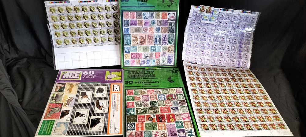 Lot 449: Job Lot of Stamps Including Stanley Gibbons