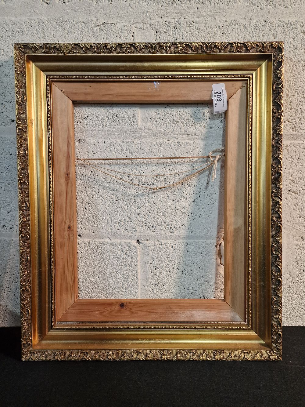 Lot 203: Ornate Gold Picture Frame