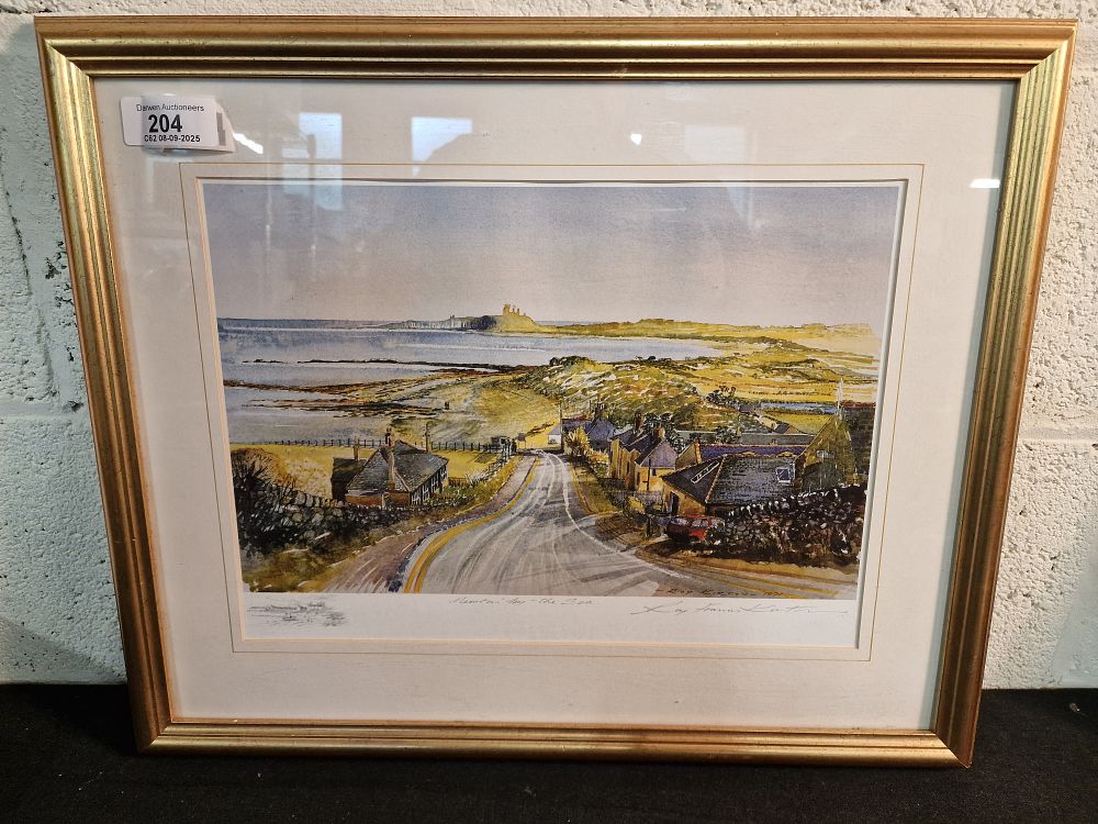 Lot 204: Signed Framed Print by Northumbrian Artist Roy Francis Kirton