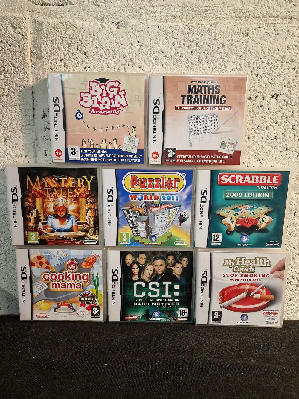 Lot 212: x8 Nintendo DS Games