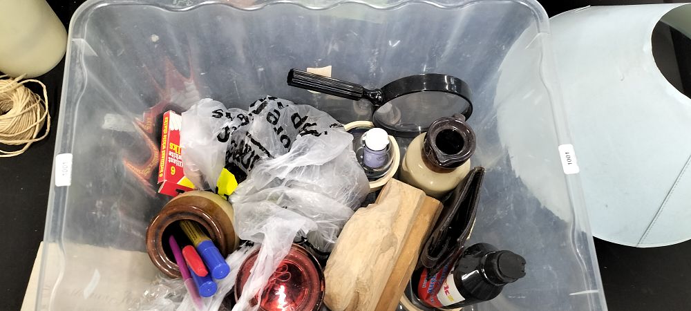 Lot 189: Miscellaneous Lot of Items Including Masking Tape, Jim Reeves CD and Sellotape