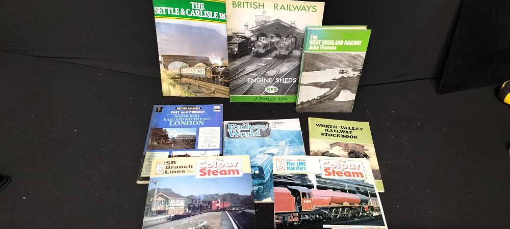 Lot 655: Eight Railway Books Covering Various Areas of the Network