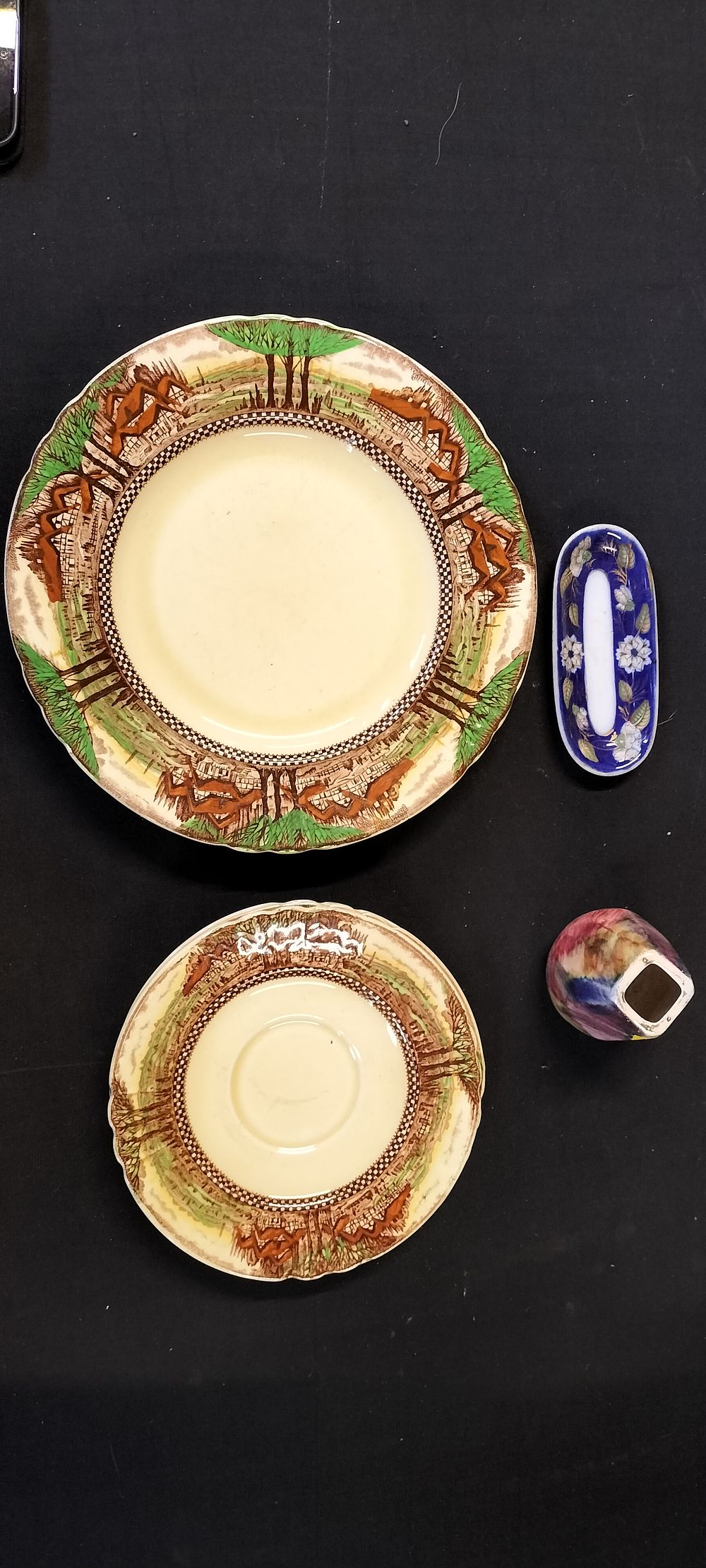 Lot 708: Myott Son & Co plates and other items