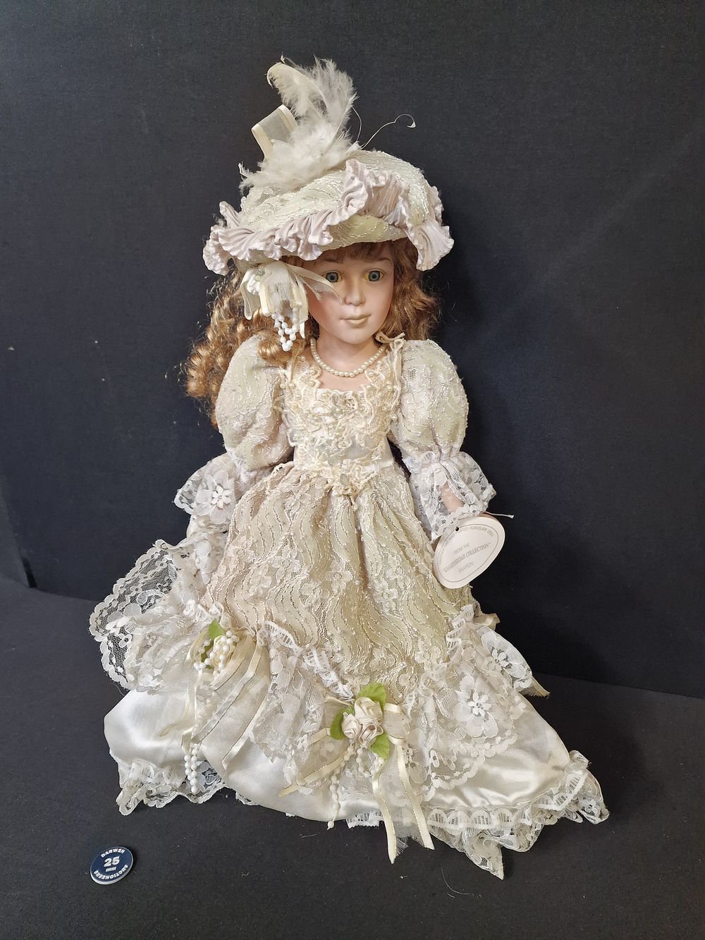 Lot 779: Vintage Hand Painted Porcelain Doll