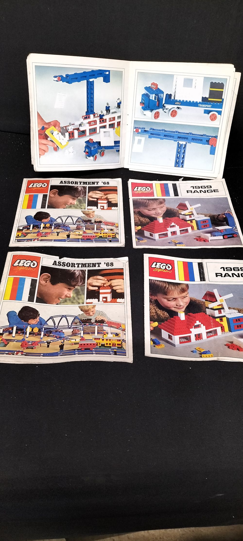 Lot 784: Vintage Original Lego System Product Catalogue Pamphlets 1968 & 1969 Range