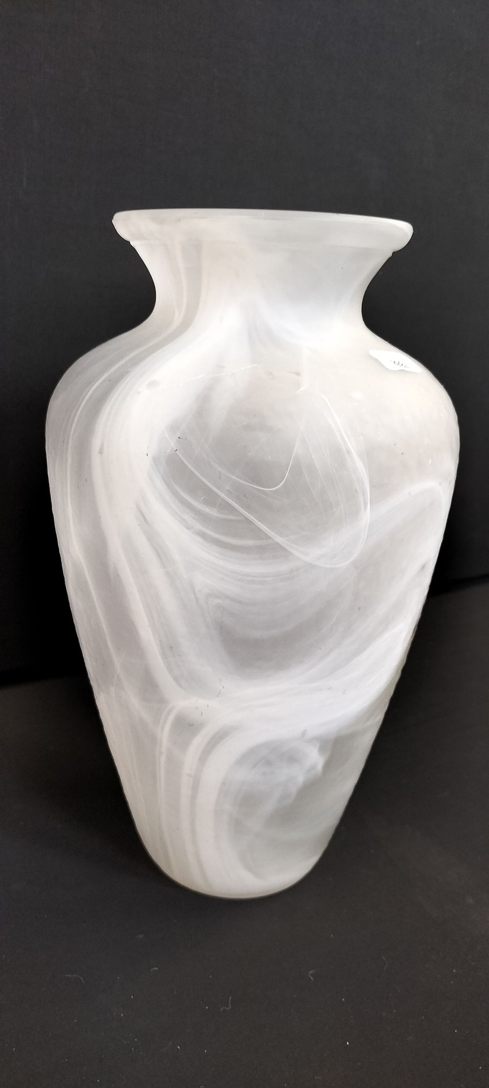 Lot 95: Italian Swirl Glass Vase Approx 30cm Tall