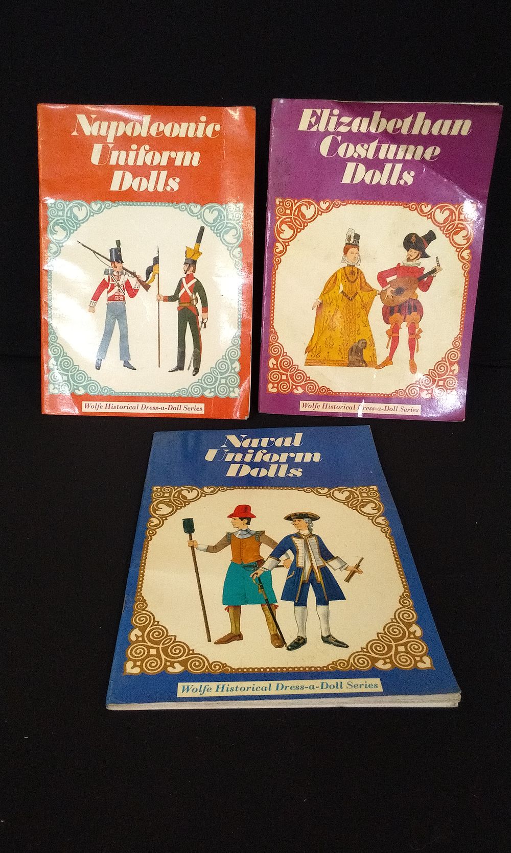 Lot 260: 3x Uniform/Costume Dress a Doll Books