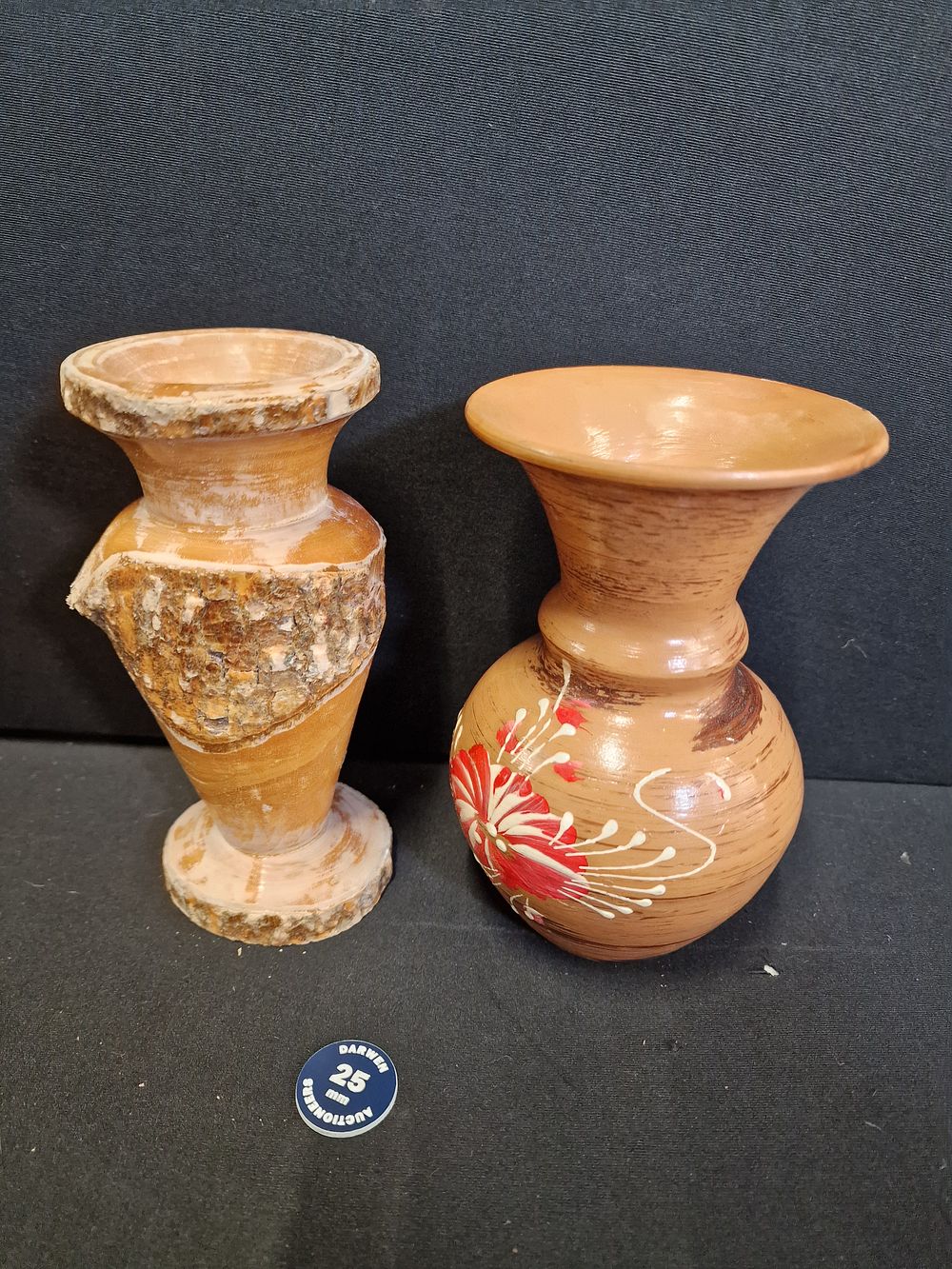 Lot 263: Pair of Vintage Decorative Vases