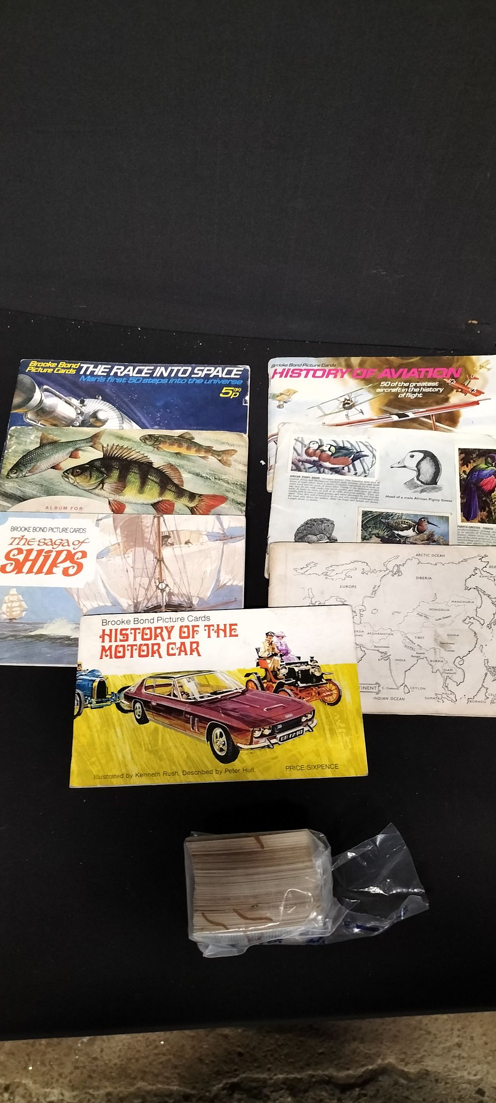 Lot 280: Collection of Brooke Bond Picture Cards in Collectors Books