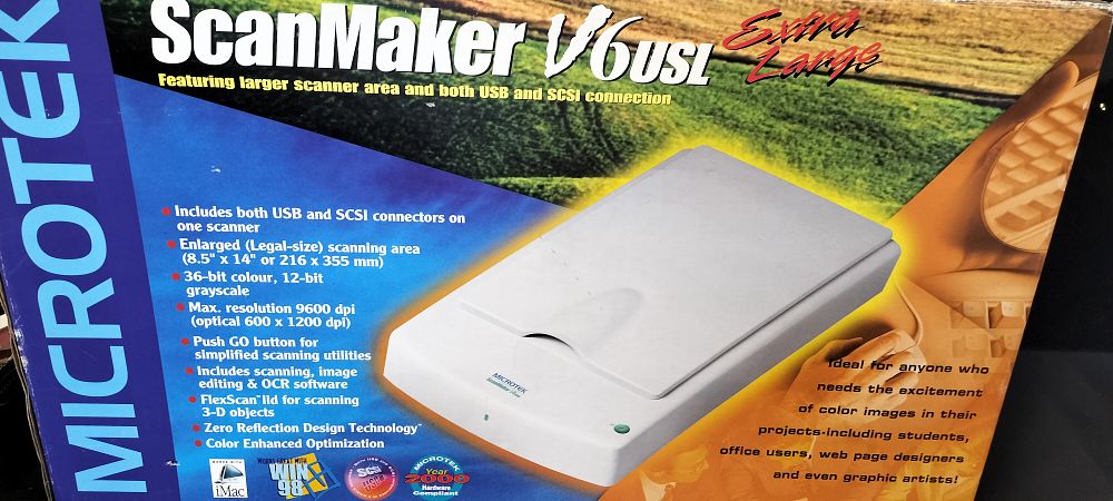 Lot 341: Scanmaker V6USL Extra Large Brand New in Box