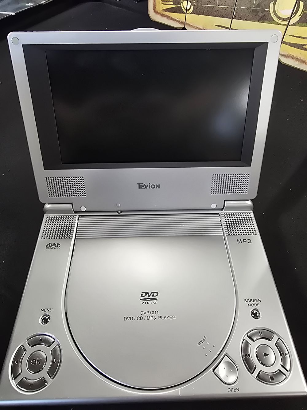 Lot 373: Tevion portable DVD player