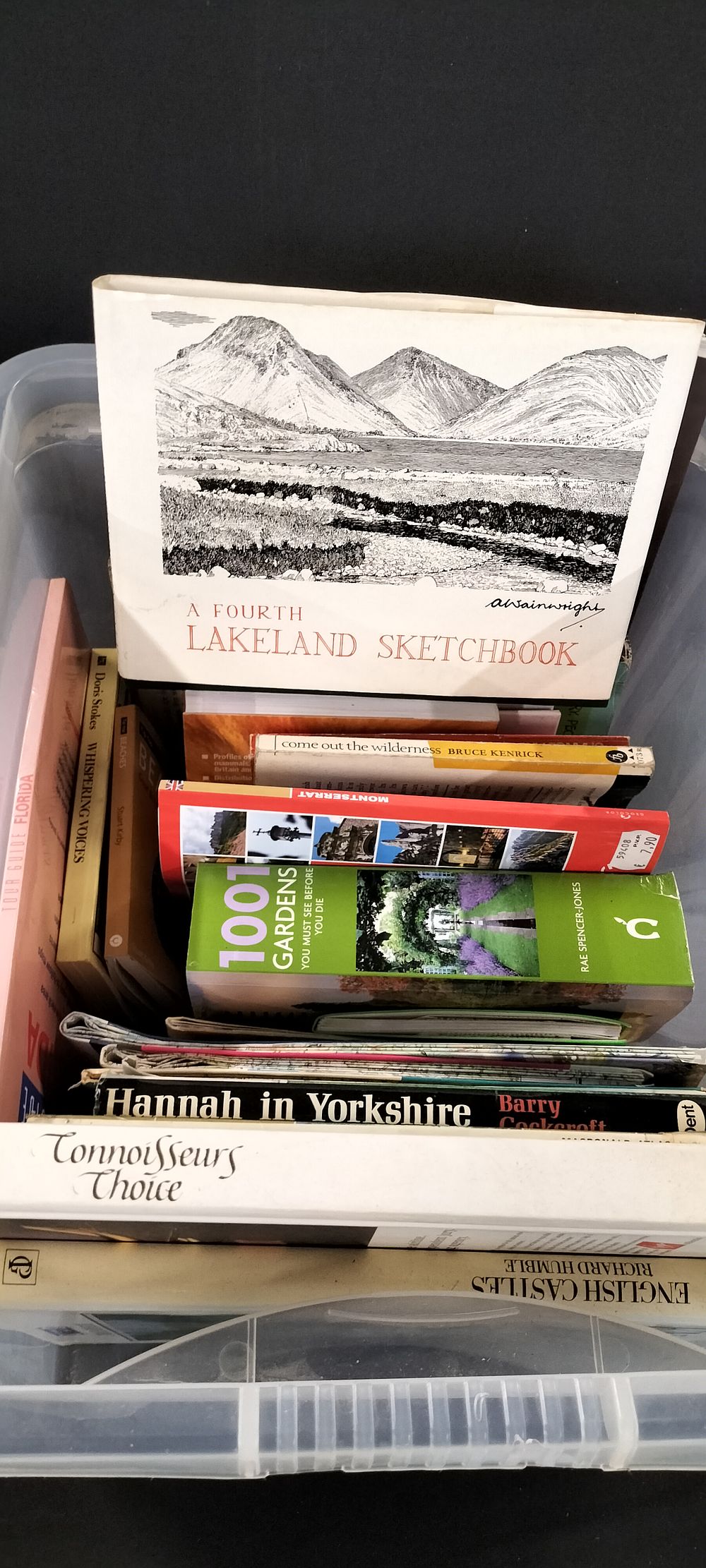 Lot 356: Box of Books and ordnance Survey Maps Approx 20