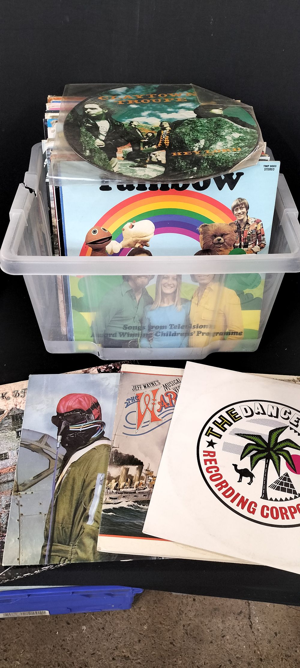 Lot 395: Approx 50 Vinyl Albums Including Black Sabbath and The War of The Worlds