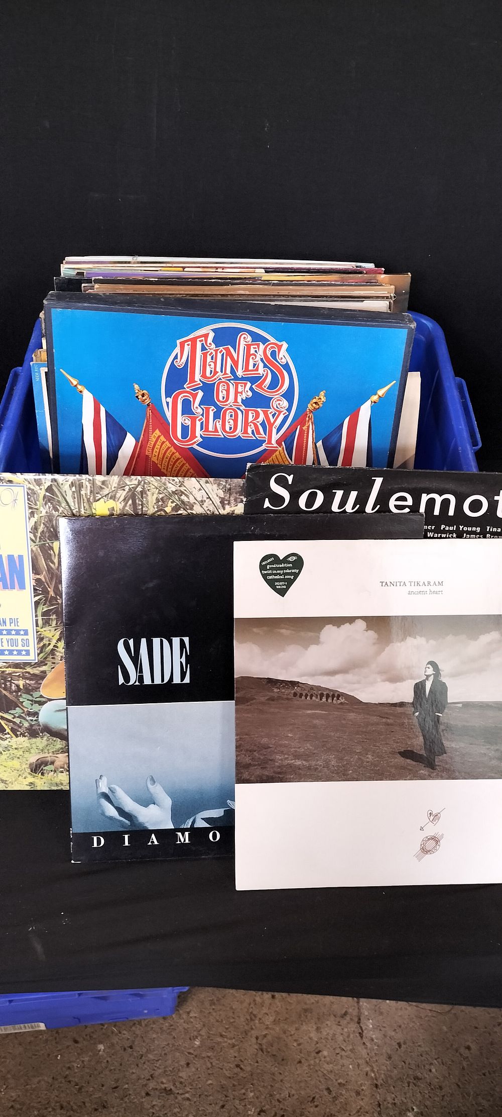 Lot 396: Lot of over 50 12" Vinyl Albums including Sade, Tanita Tikaram and Don McLean