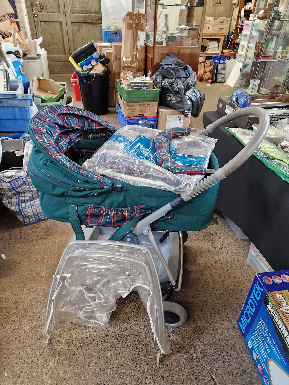 Lot 449: Mothercare Pram with Sun and Rain Cover