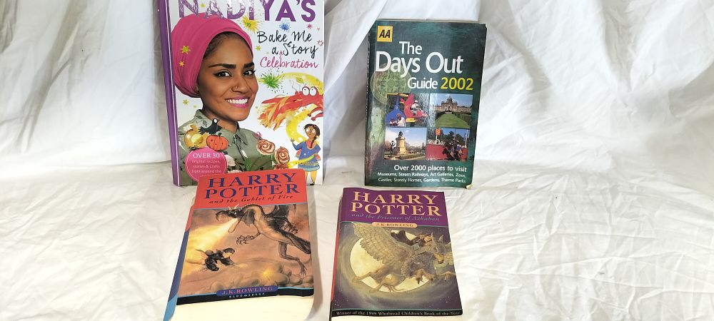 Lot 470: 4 Books, Cookery, Travel and two Harry Potter