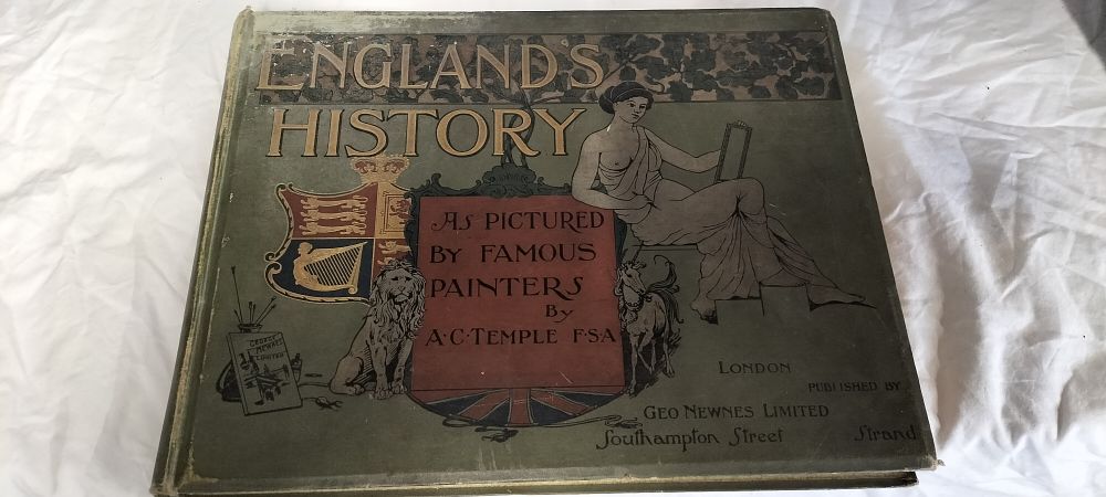 Lot 499: Antique Book On England's History Printed around 1897