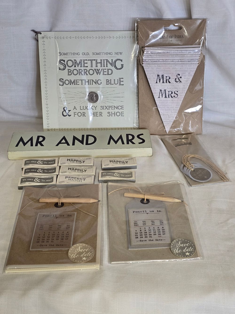 Lot 486: A selection of wedding stationary