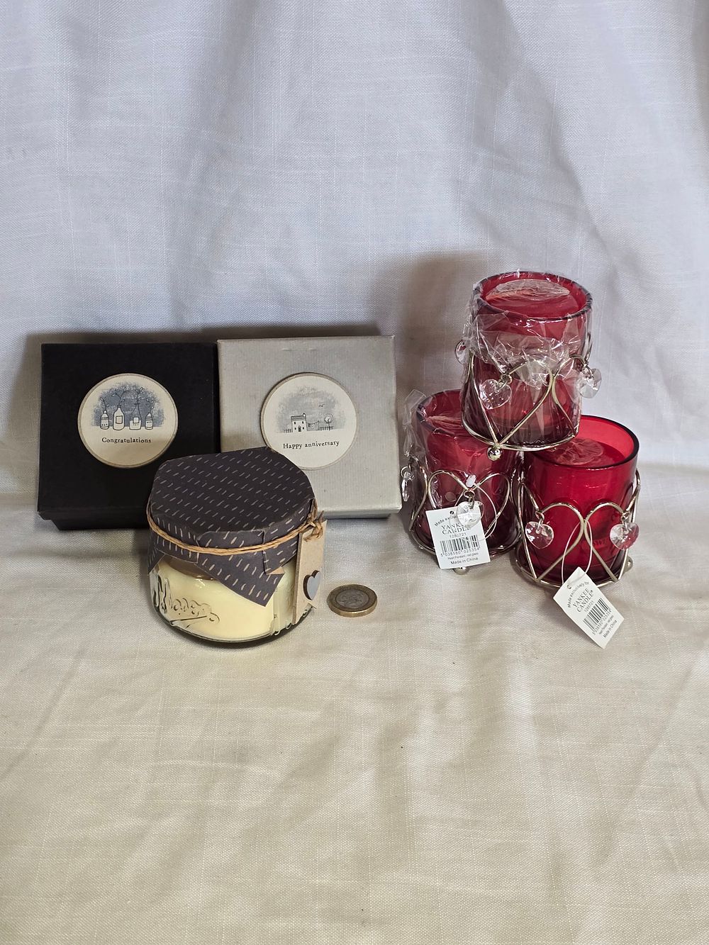 Lot 488: Six brand new candles includes Yankee Candle