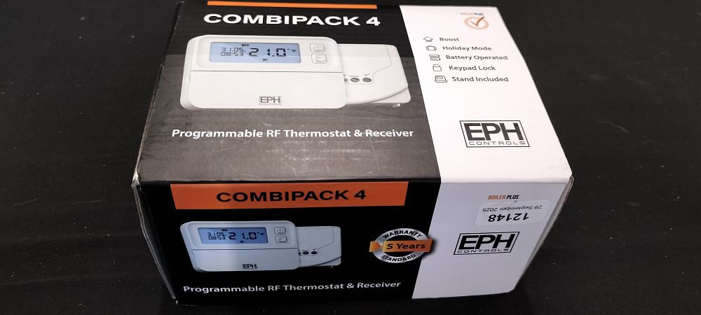 Lot 236: EPH CONTROLS COMBIPACK 4 Programmable RF Thermostat