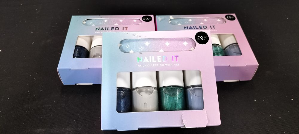 Lot 254: Three M&S 'Nailed It' Nail Collection with File Sets