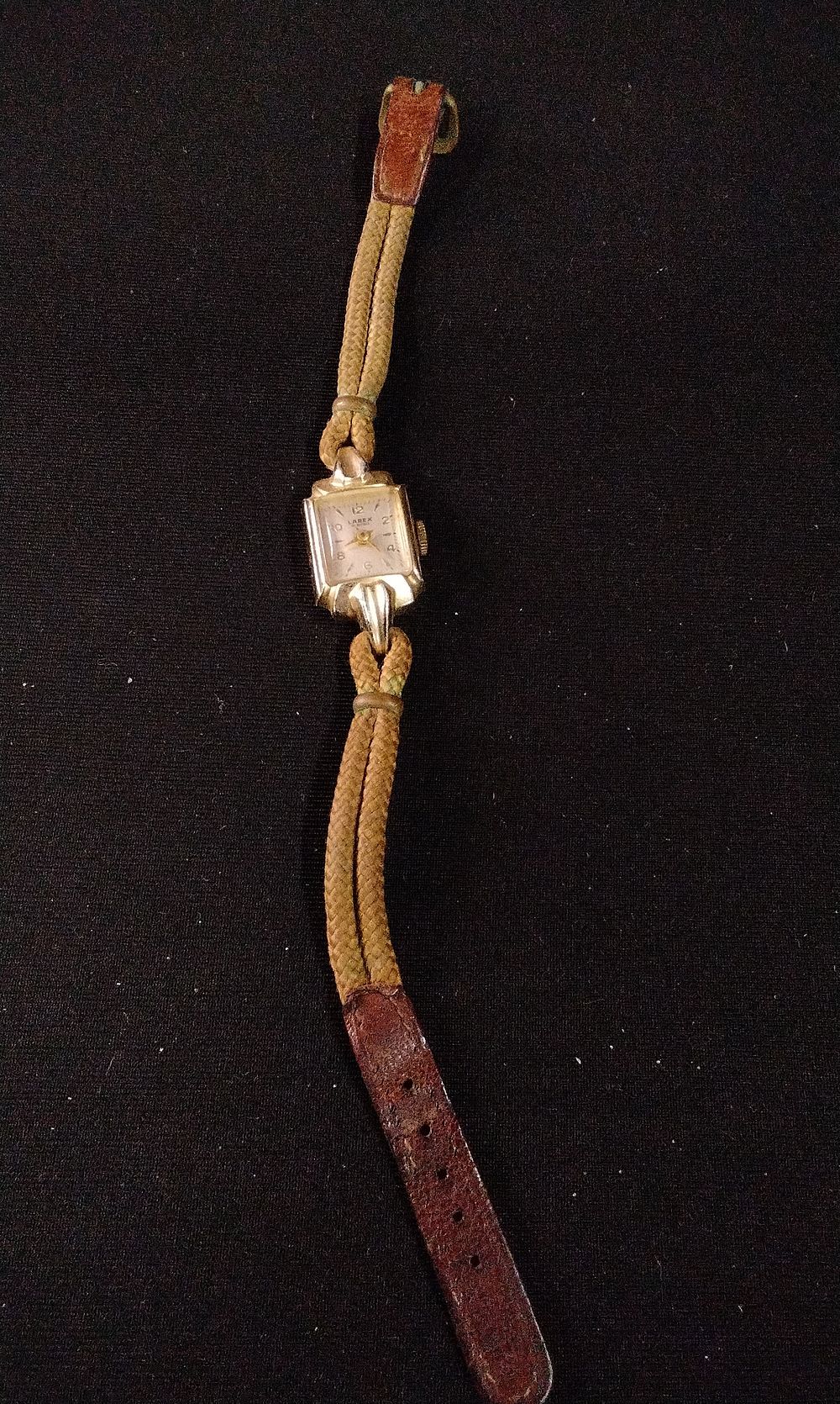 Lot 329: Vintage Silver-Tone Ladies' Wristwatch with Braided Band