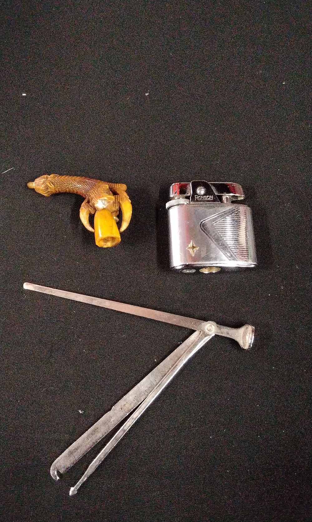 Lot 336: Three Ronson Lighter and Smoking Accessories