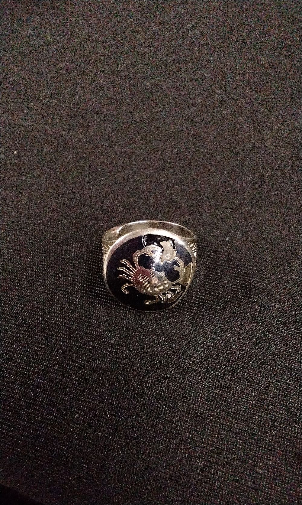 Lot 341: Sterling Silver Scorpion Ring
