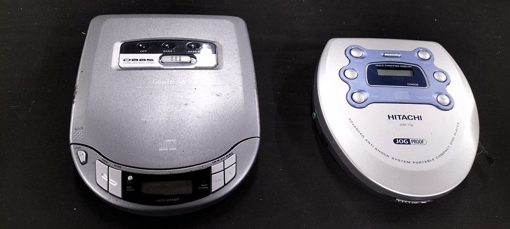 Lot 262: Two Goodmans and Hitachi Portable CD Players