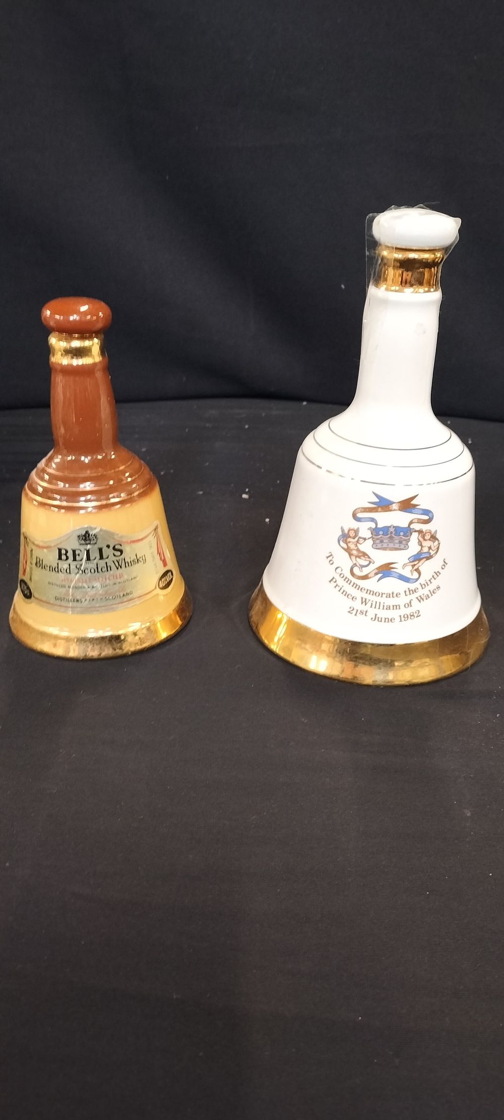 Lot 285: Two Wade Bell's Scotch Whisky Decanters, including Prince William