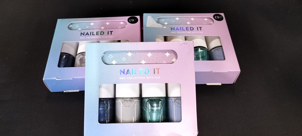 Lot 291: Three M&S Nailed It Nail Collection with File Sets