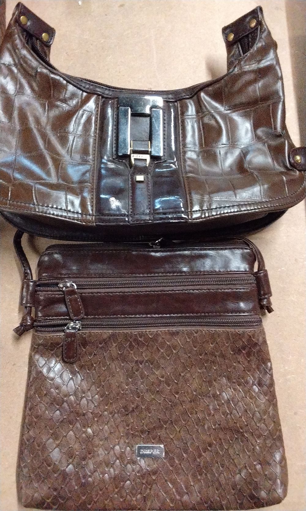 Lot 200: Two Brown Fashion Handbags