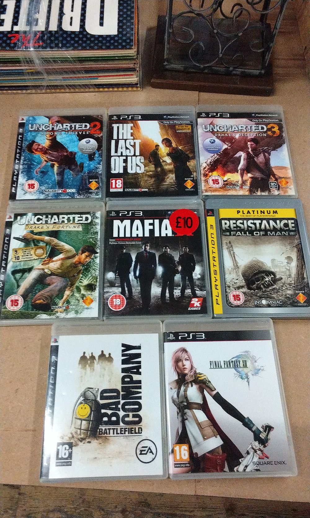 Lot 174: Eight PlayStation 3 Video Games