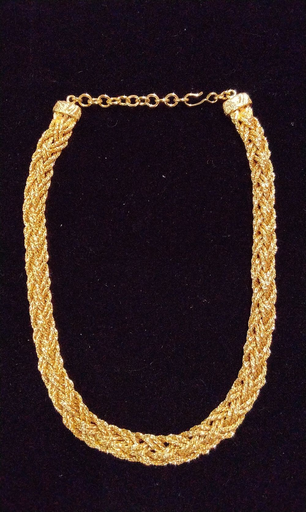 Lot 194: MONET Gold-Colored Braided Necklace