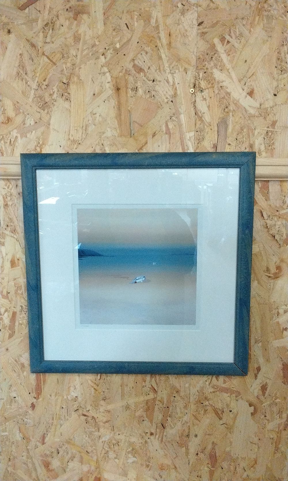 Lot 219: Framed Print of St. Mawes Beach Scene