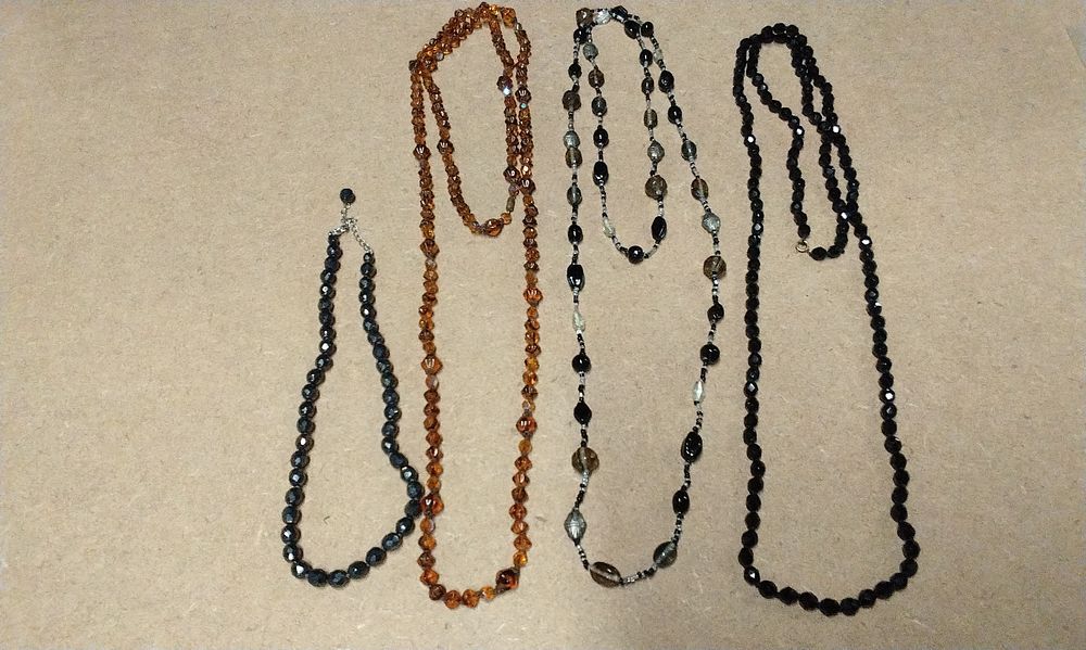 Lot 297: A Group of Assorted Beaded Necklaces, Likely Costume Jewelry
