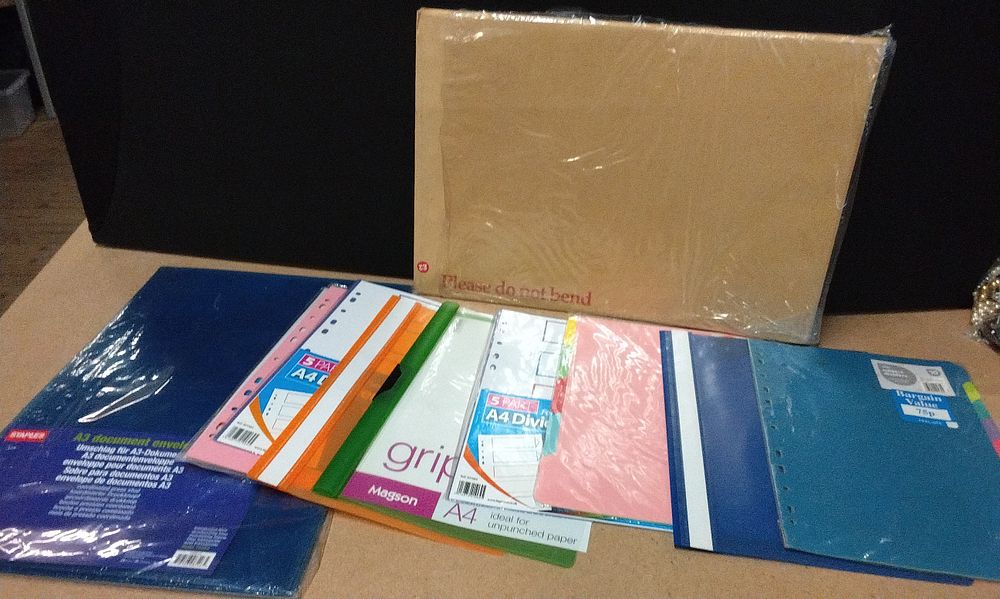 Lot 353: A Collection of Contemporary Plastic and Cardboard Office Stationery