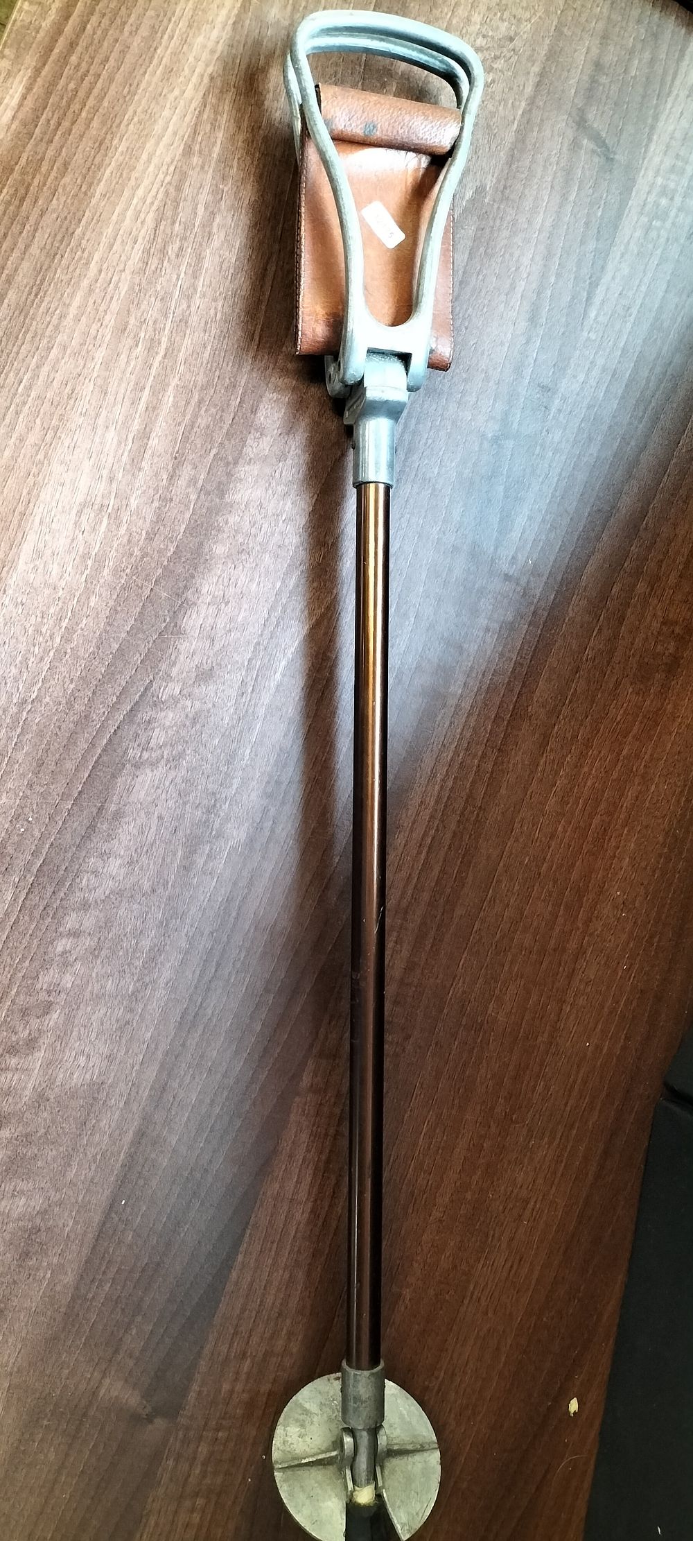 Lot 451: A Feathermate Brown Leather and Metal Shooting Stick