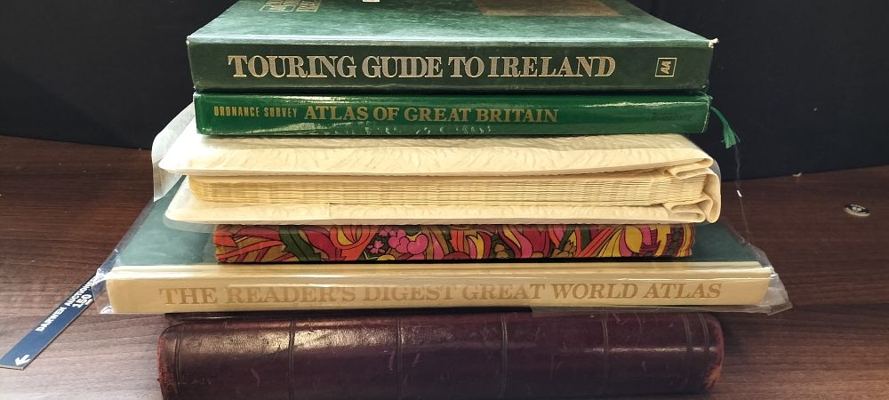 Lot 480: Six Books and Albums including Atlases and Guides