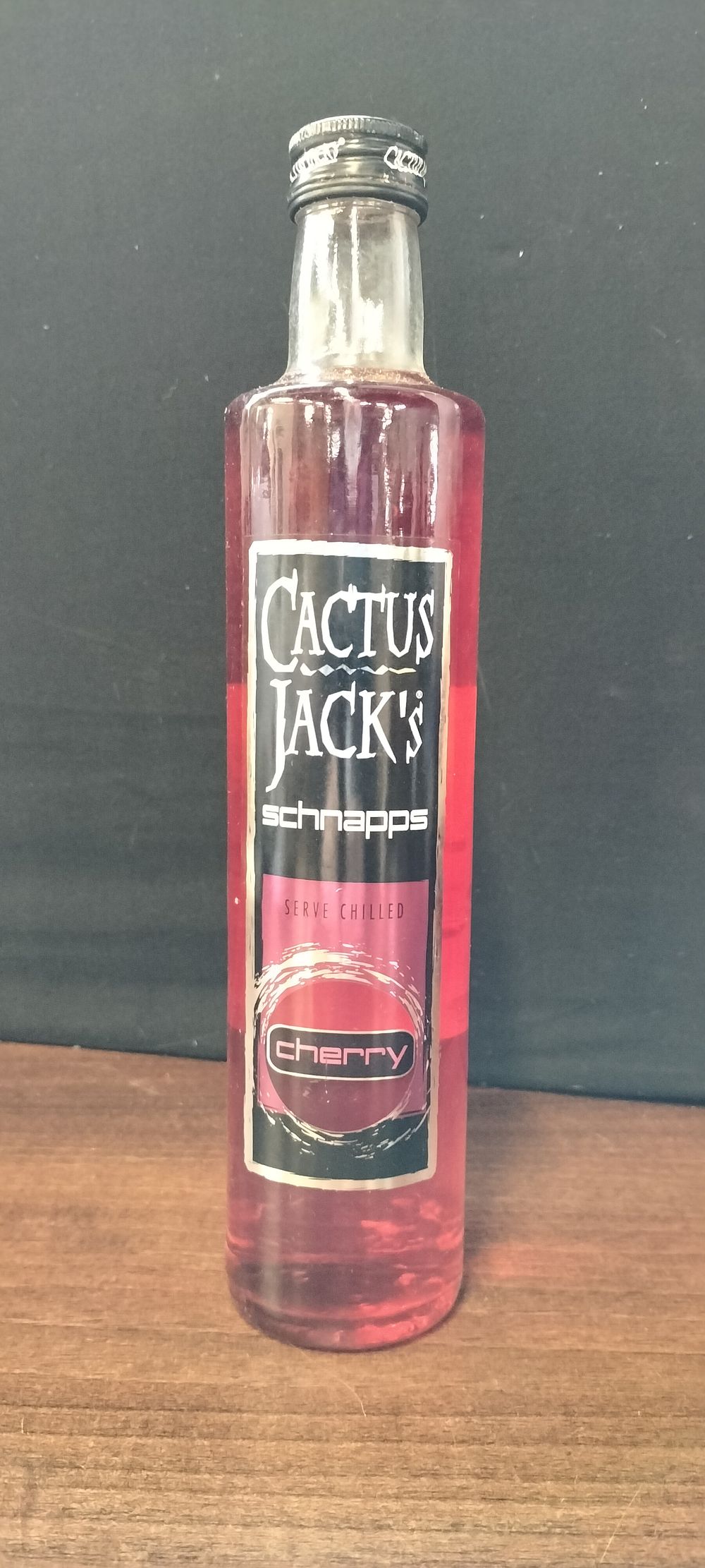 Lot 495: A Cactus Jack's Cherry Schnapps Flavoured Mixed Alcohol Drink