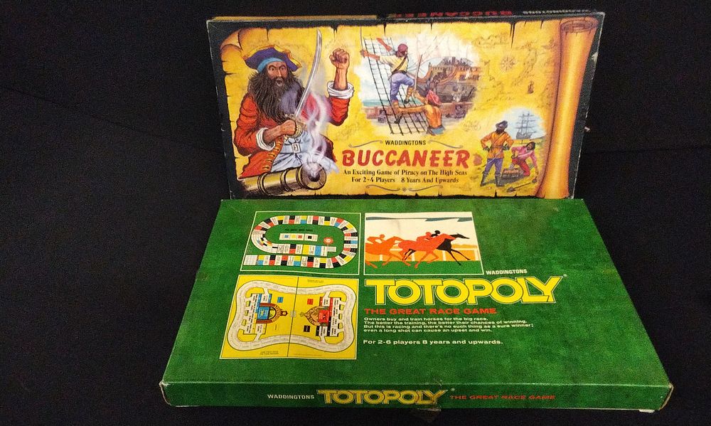 Lot 673: Two WADDINGTONS 'Buccaneer' and 'Totopoly' Board Games