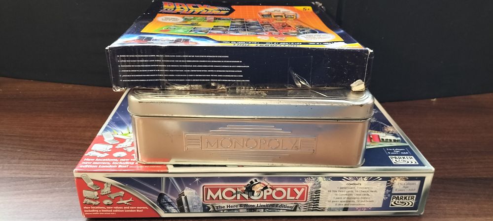 Lot 687: Three Parker and Back to the Future Board Games