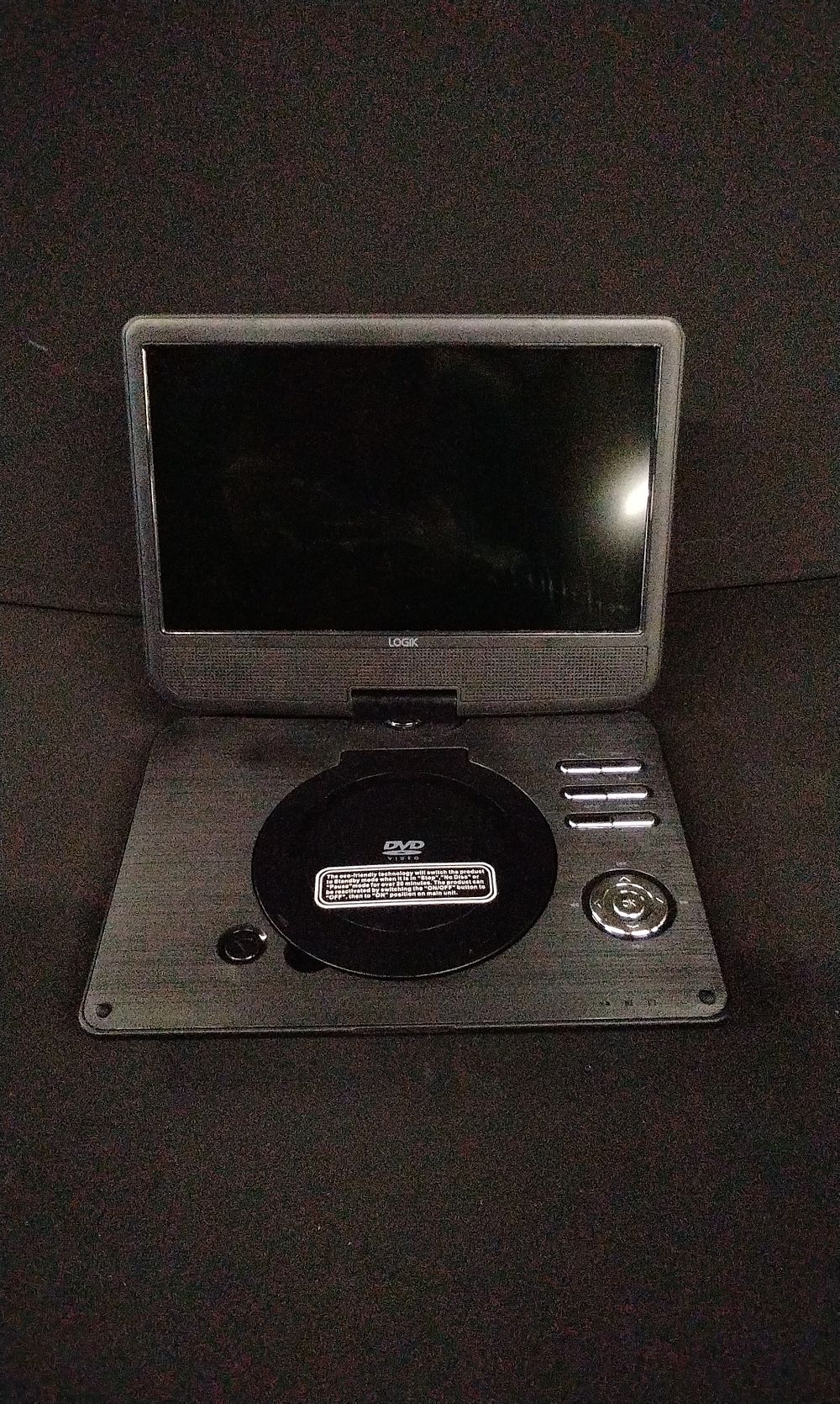 Lot 715: Logik Portable DVD Player, Model L105PDVD17. No Power Supply